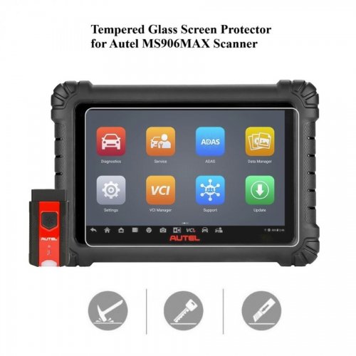 Tempered Glass Screen Protector for Autel MS906MAX Scanner